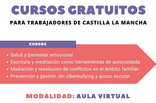 Cursos gratuitos Castilla La Mancha